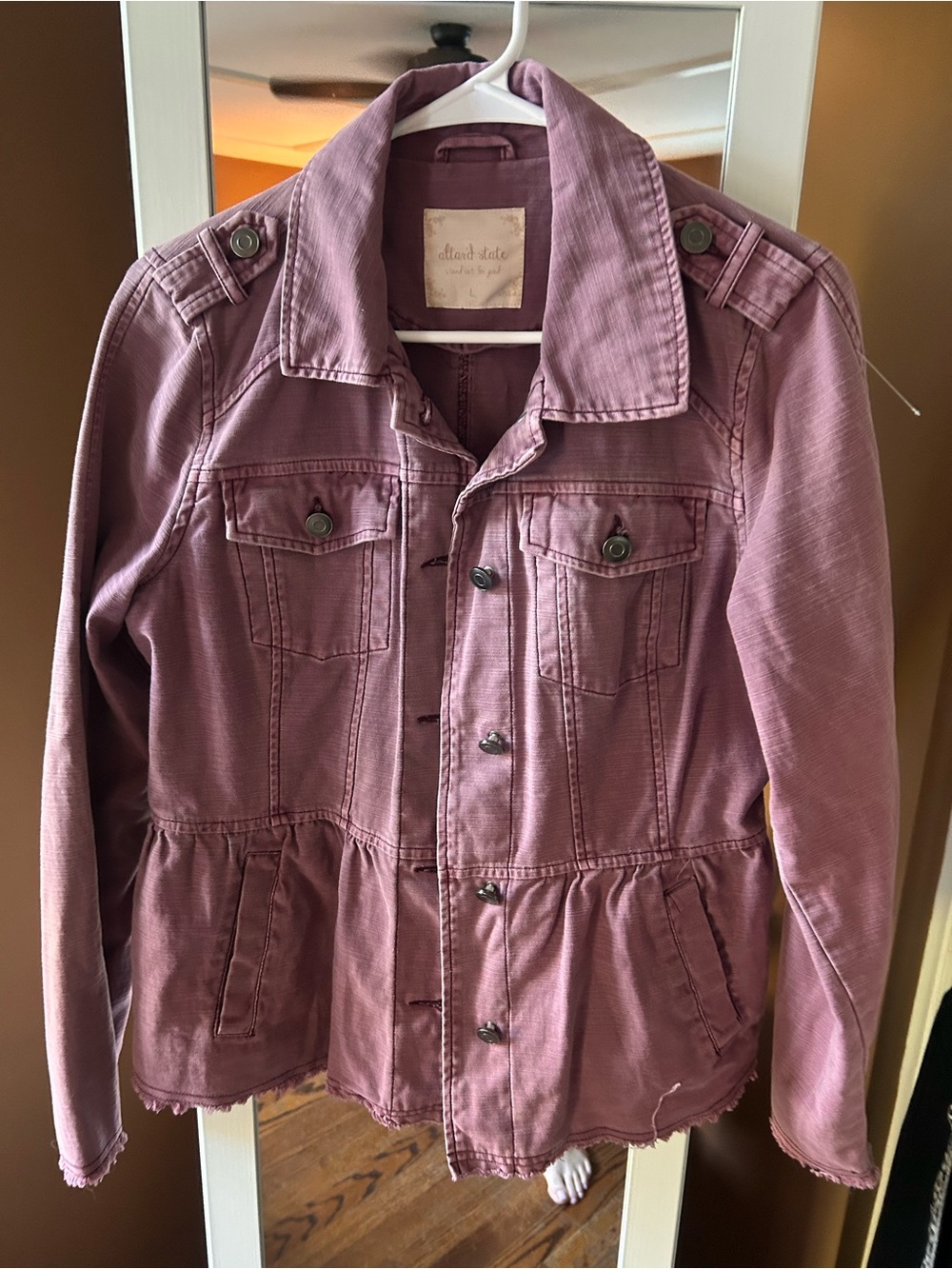 ALTERED state Mainstreet Mauve Utility Jacket - Women's